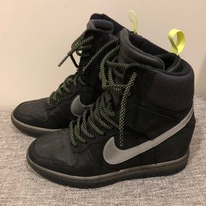 Nike high top wedges